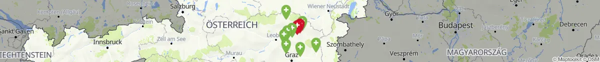 Kartenansicht für Apotheken-Notdienste in der Nähe von Langenwang (Bruck-Mürzzuschlag, Steiermark)